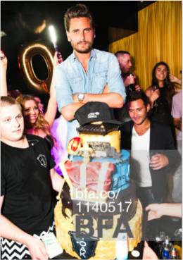 Scott-Disick Three Tier Birthday Cake at 1Oak